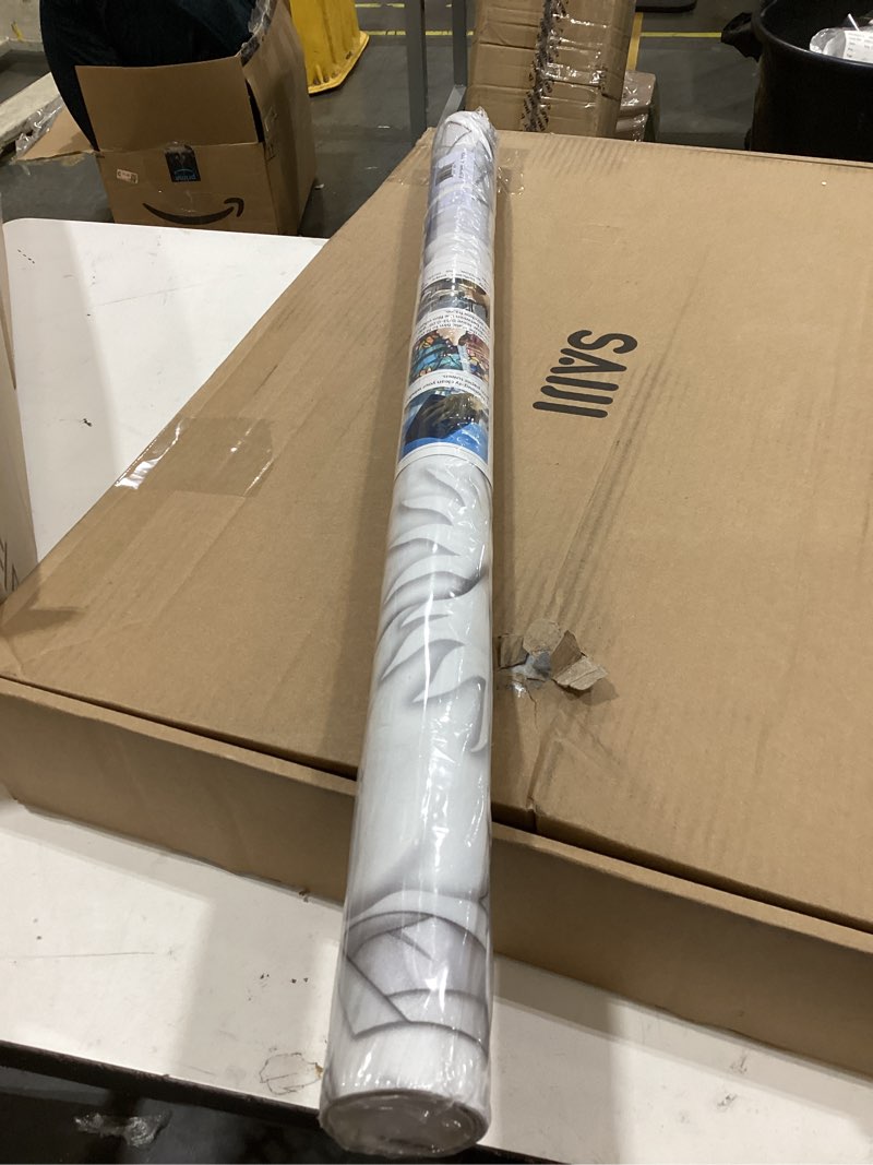 Condition photo showing Good Condition for faux 3d tropical hibiscus frosted privacy window film | faux 3d decorative, privacy protection, visible day & night, static cling no glue, for doors 29.53"x68.9" 3d-hibiscus 29.53"×68.90"