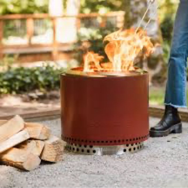 Solo Stove Bonfire with Stand | 19.5" Smokeless Fire Pit, Removable Ash Pan | Portable Stainless Steel Wood Burning Outdoor Fireplace, Ideal for 4–6 People, 21.75 lbs, Gunmetal BONFIRE with Stand Gunmetal