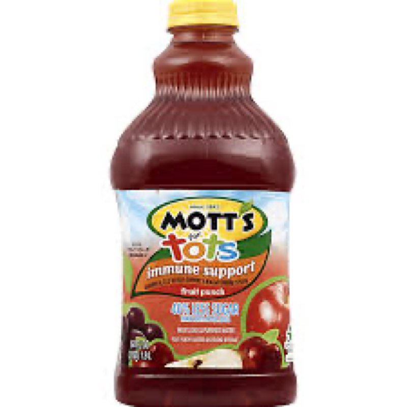 (BEST BY OCT 17 25) Mott's for Tots Fruit Punch, 64 fl oz bottles (Pack of 8)