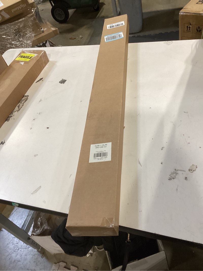 Condition photo showing Good Condition for lazblinds cordless cellular shades, blackout privacy honeycomb shades for home, thermal insulation noise reduction blinds for windows, 36'' w x 48'' h, cream blackout-cream 36'' w x 48'' h