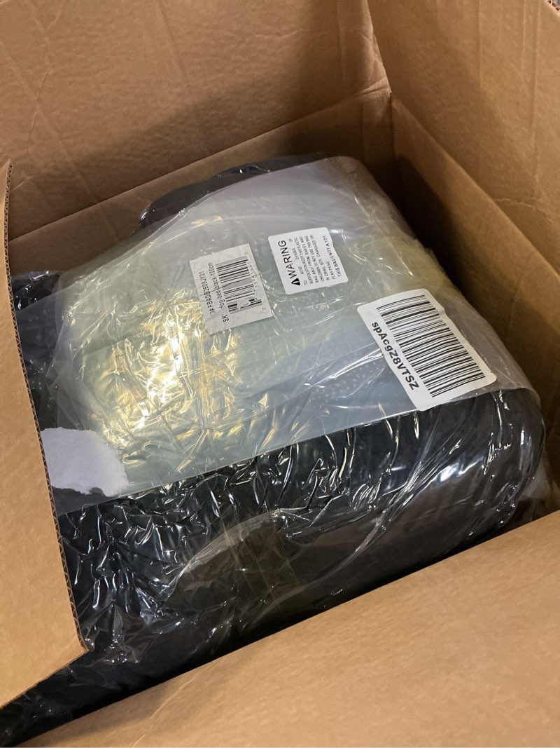 Condition photo showing New/Like New for Muddy Mat® Cloud K-9 Bed for Dogs & Cats, Soft & Relaxing Donut Dog Bed, Chenille Material, Removable Cover, Washable & Dryer Safe–Black Large(40'x40') Large (40''X40'') Black