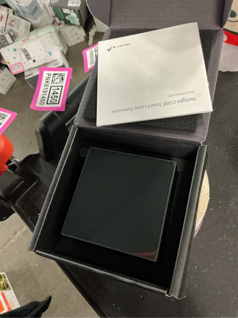 Condition photo showing Good Condition for yeelight panel light extension for cube smart lamp, 16 million colors option, rgbic individual addressable, dynamic lighting, music flow, wifi connected, app control, for bedroom, living room, cube*1