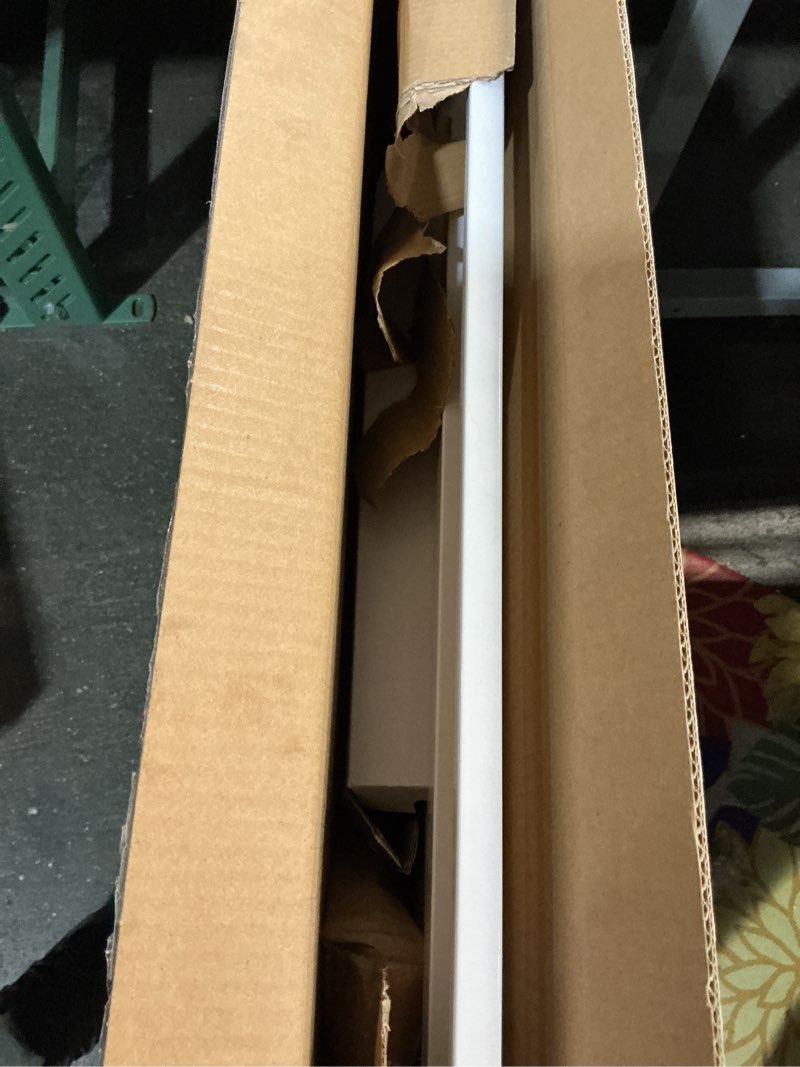 Condition photo showing Good Condition for ingenuity decorative extra tall baby gate & dog gate, 28.5"-48" wide, 36" tall, hardware or pressure mounted, install on top or bottom of stairs, banister, or doorway - white