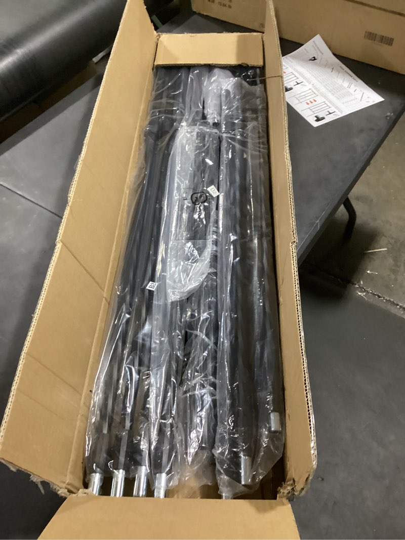 Condition photo showing Good Condition for thickened metal garden arch-98.4"(l)*94.5"(h),garden arch trellis for climbing plants outdoor, heavy duty rust-proof iron arbor archway for backyard, patio, lawn and wedding decorations arch 98?l?*94(h)*16(w)in