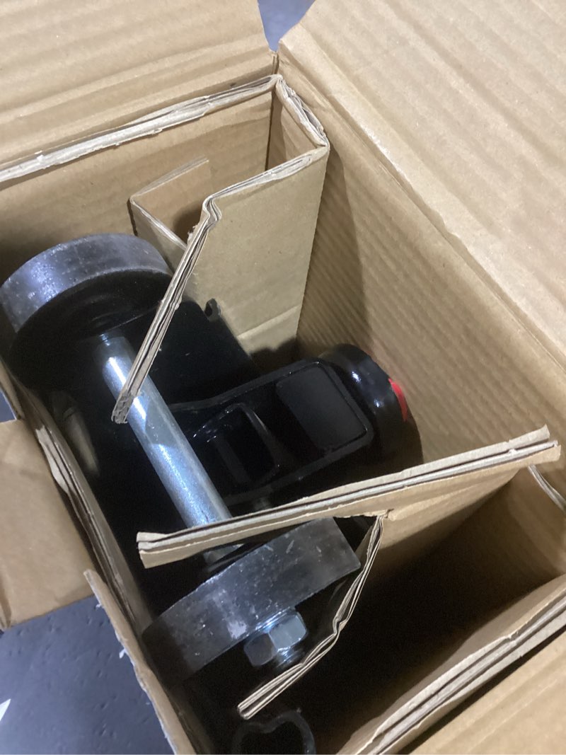 Condition photo showing New/Like New for hyper tough t82011w trolley jack, work for sedan and coupe, 2 ton black