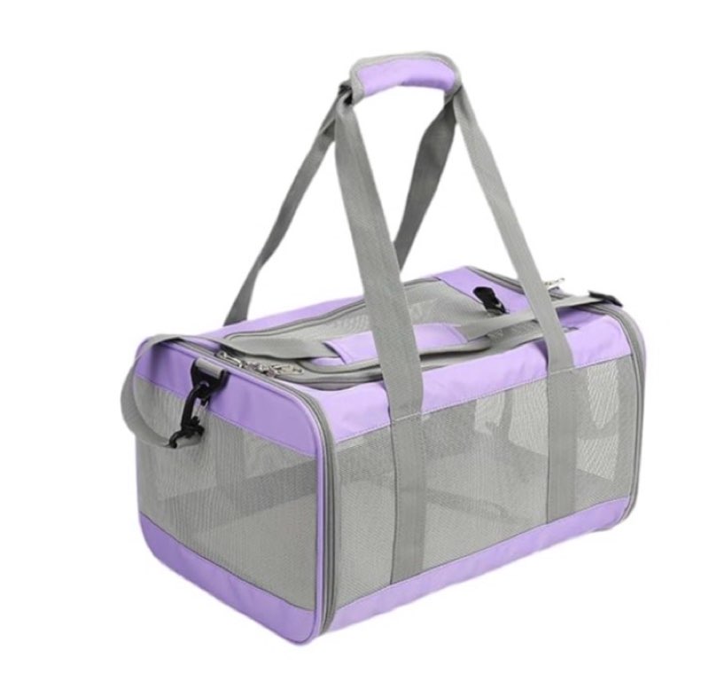 Cat Carrier Bag Portable Breathable Ventilated Pet Travel Carrier for Kitten Violet | Pet Supplies | Dog Supplies | Carriers & Totes