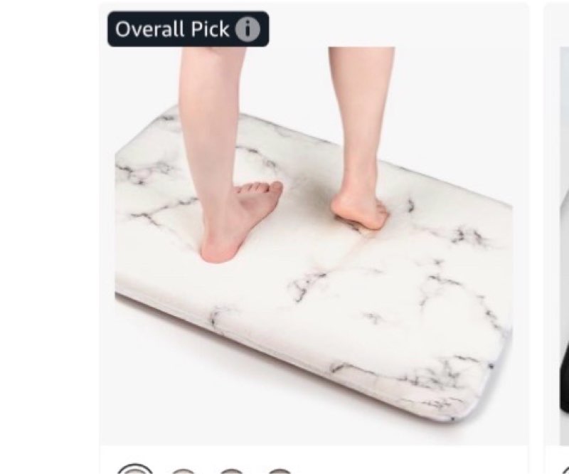 (SIMILAR)Whoosy Tale Memory Foam Bath Rug, Extra Thick and Soft Bath Mat, Cashmere-Like Plush Microfiber, Wat