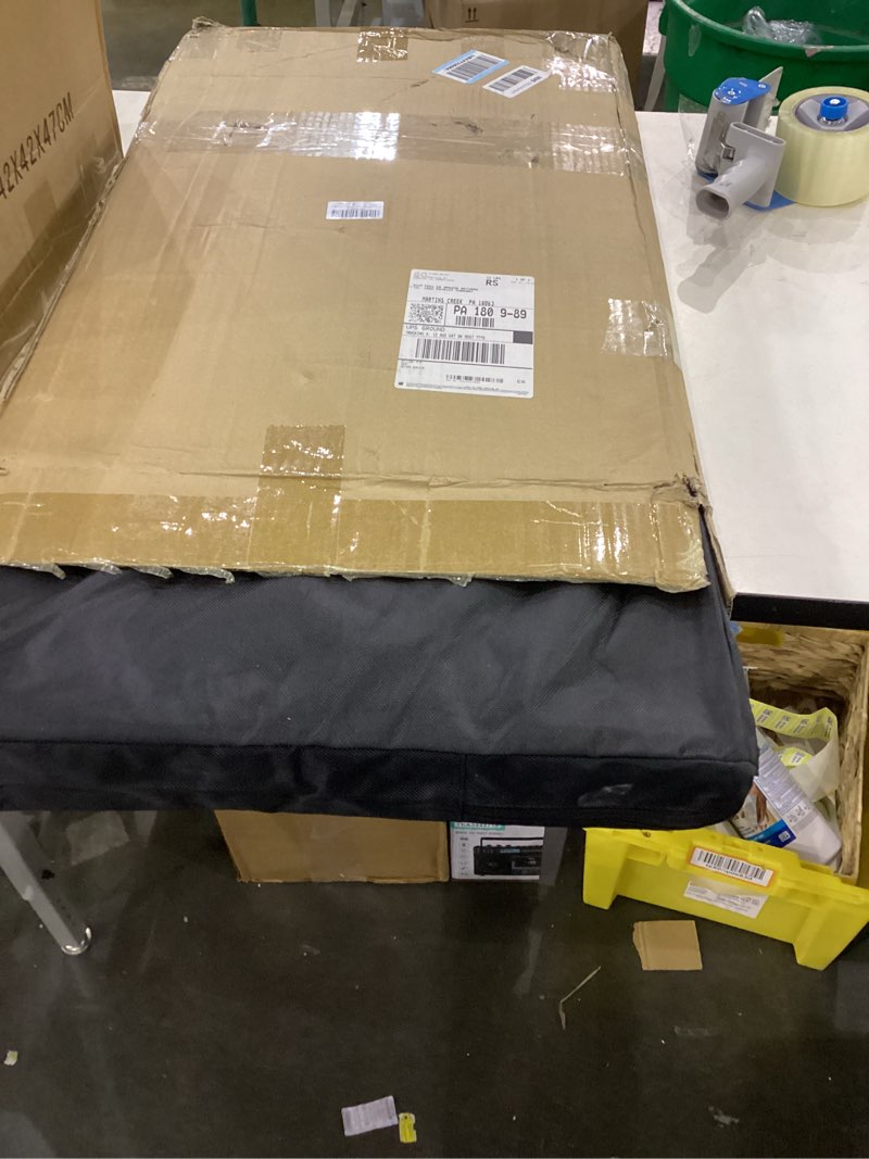 Condition photo showing Good Condition for XL Truck Back Seat Extender for Dogs, PU Leather Hard Bottom Car Seat Cover for Dogs,Heavy Duty Dog Car Seat Cover for Back Seat, Waterproof Dog Hammock for Truck, F150, Ram1500 and Large SUV PU Leather Black for Truck For Large Truck