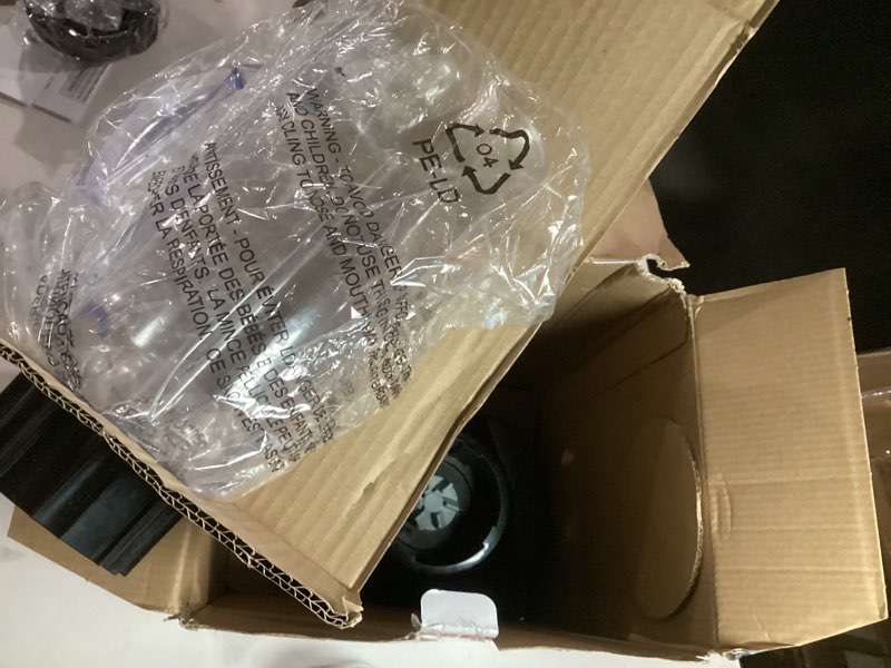 Condition photo showing As Is for BLACK+DECKER Crush Master Blender, 10-Speeds with Stainless Steel Blades, Black, BL2010BP Plastic