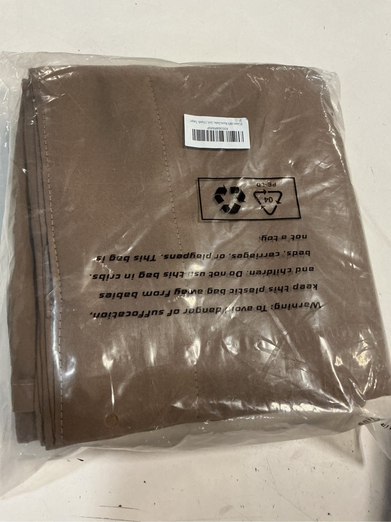 Condition photo showing New/Like New for BGment 100% Room Darkening Thermal Insulated Blackout Curtains 63 Inches Long with Liner, Rod Pocket and Back Tab Double Layer Noise Cancelling Curtains for Bedroom (42 x 63 Inch, 2 Panels, Taupe) 42"W x 63"L (Pack of 2) Taupe