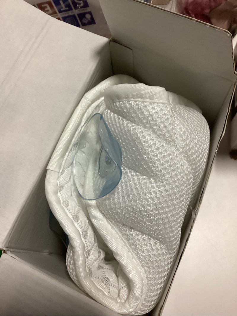Condition photo showing New/Like New for Bath Pillow Bathtub Pillow, Luxury Bath Pillows for Tub Neck and Back Support, Bath Tub Pillow Headrest with Soft 4D Mesh Fabric and Non-Slip Suction Cups, Relaxing Bath Accessories Spa Gifts White