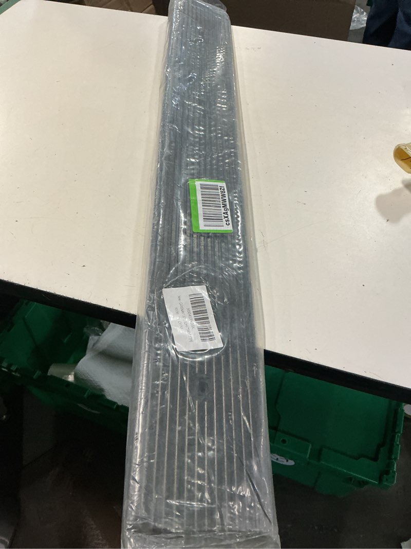 Condition photo showing Good Condition for 1.6" rise threshold ramp, longer ramp with pre-set holes& plugs, solid rubber 8,000lbs capacity, non-slip& cuttable ramp for doorways, driveways, warehouse, patio, shed- 1.6" rise(39.3"×4.7") 1.6?rise (39.3?×4.7?)