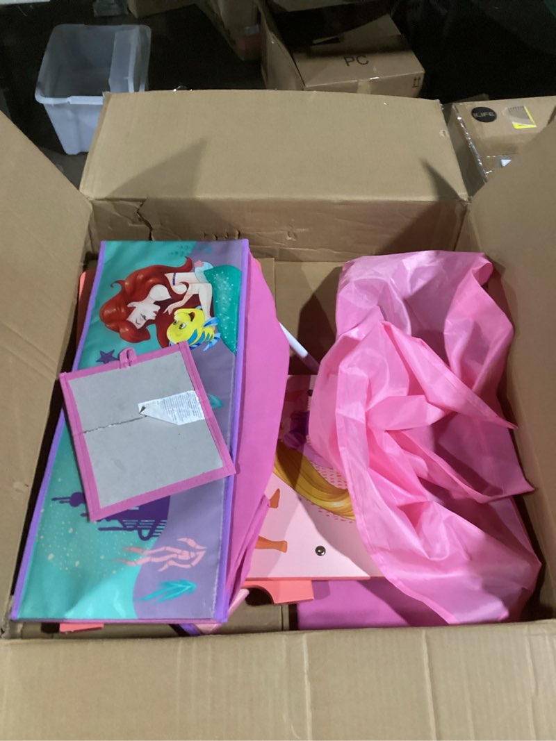 Condition photo showing As Is for Delta Children Design & Store 6 Bin Toy Storage Organizer, Disney Princess