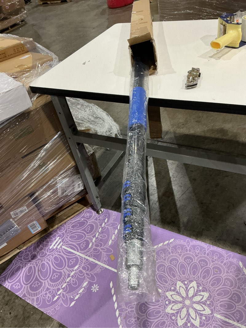 Condition photo showing Good Condition for 26 foot high reach duster kit with 5-20 ft telescoping extension pole, high ceiling duster, cobweb duster, window squeegee, feather duster, outdoor & indoor extendable duster cleaning kit 19ft