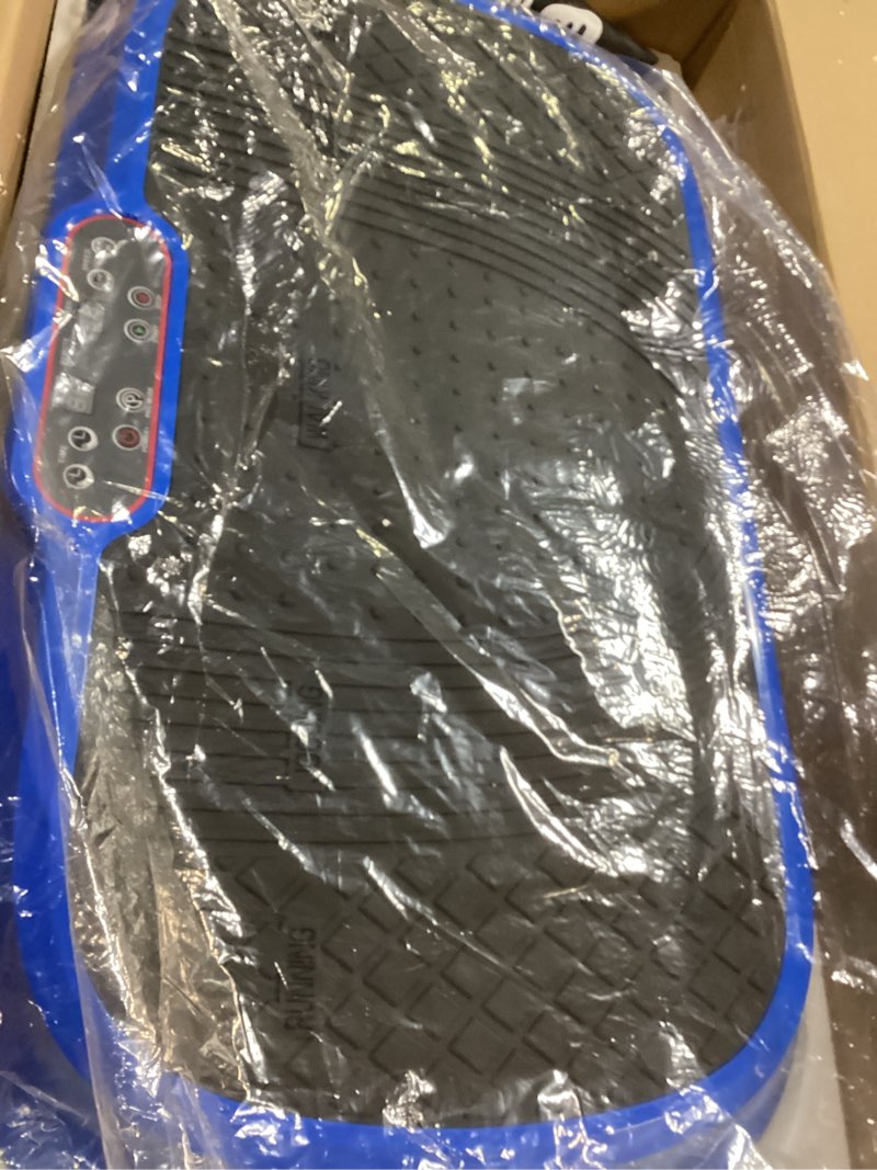 Condition photo showing Good Condition for Lifepro Waver Vibration Plate Exercise Machine for Lymphatic Drainage, Muscle Activation, Full-Body Workout Vibrating Platform with Loop Bands, Fitness Equipment for Strength Toning & Fat Loss Blue