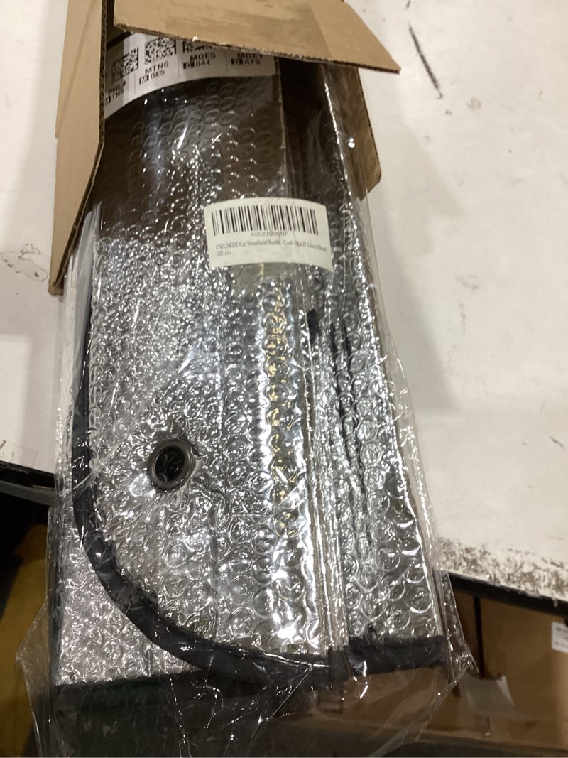 Condition photo showing Good Condition for gwuskdt car windshield sunshade-thicken 5-layer bubble block heat and sun uv rays,front windshield sun shade- keeps your vehicle cool - 58 x 27.5 inch (sliver) 58inch*27.5inch sliver
