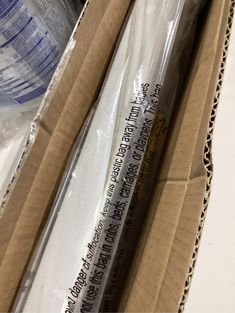 Condition photo showing Good Condition for lazblinds cordless cellular shades, no tools no drill blackout honeycomb shades pleated blinds for windows, 22 1/2" w x 64" h, silver white blackout-silver white 22 1/2'' w x 64'' h