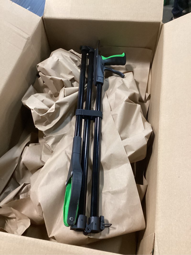 Condition photo showing Good Condition for extra long grabber reacher tool, 75" aluminum foldable reacher grabber, dual magnetic tip pickup grabber trash picker, strong grip aid for upper shelves, elderly, surgery recovery must have 75"green