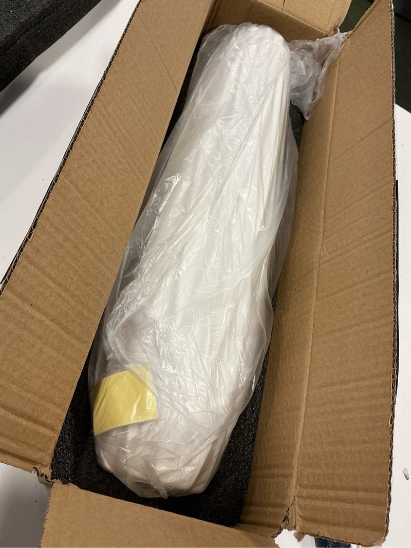 Condition photo showing Good Condition for Ceramic White Floor Vase 17.7 Inches Tall Flower Holder Decorative Large Vases for Table Centerpieces Shelf Home Decor Living Room Branches Sky-Dried Flower Arrangement Simple Decorative Shape 2 17.7 inch