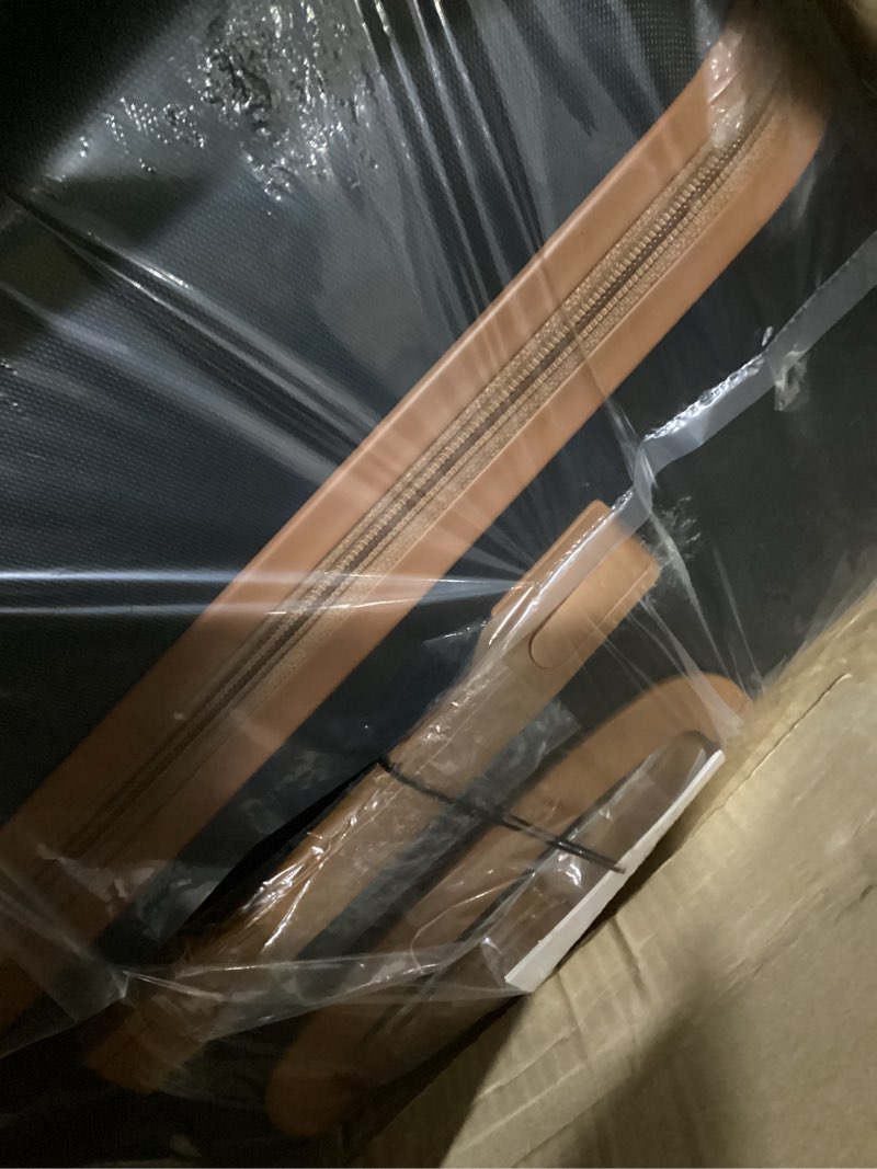 Condition photo showing Good Condition for Coolife Suitcase Set 3 Piece Luggage Set Carry On Hardside Luggage with TSA Lock Spinner Wheels (Black, 5 piece set) 5 piece set Black