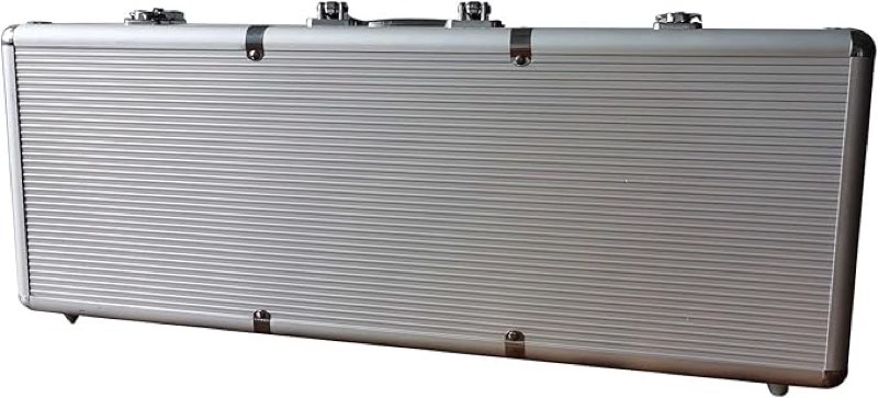 seetooogames 500pcs capacity empty aluminum poker chip case only 500 chip capacity