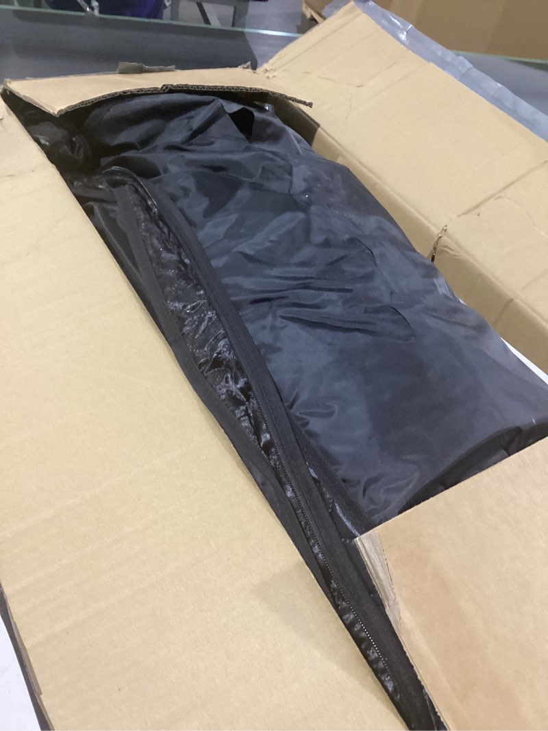 Condition photo showing As Is for Far Infrared Sauna Box with Red Light Therapy, Portable Dry Sauna for Relaxation, Detoxification, Carbon Crystal Heating,9 Levels, Full Size 5.9ft×2.9ft×2.6ft Full-body