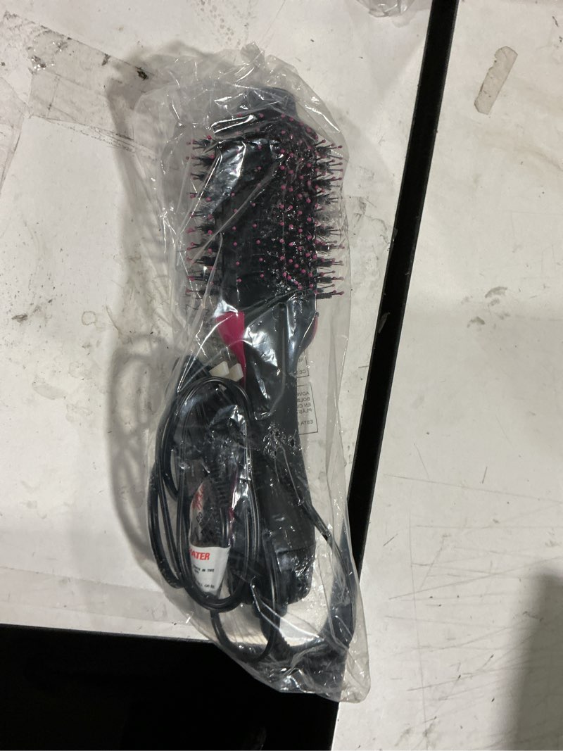 Condition photo showing Good Condition for hair dryer brush blow dryer brush in one, upgraded 4 in 1 hair dryer and styler volumizer with negative ion anti-frizz ceramic titanium barrel hot air hair straightener brush black/pink