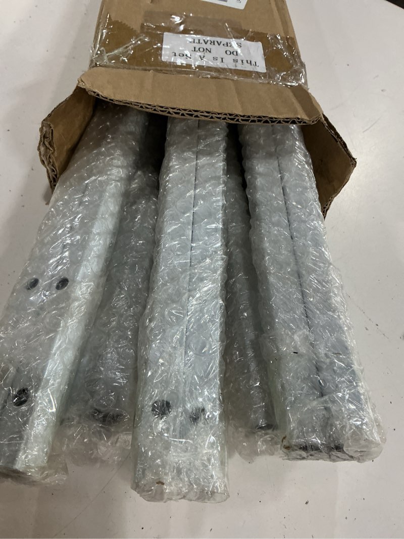 Condition photo showing Good Condition for white 50" easel stand for wedding sign adjustable 3tier height display easel with chain heavy duty floor tripod for welcome wedding sign painting canvas baby shower party poster (metal)