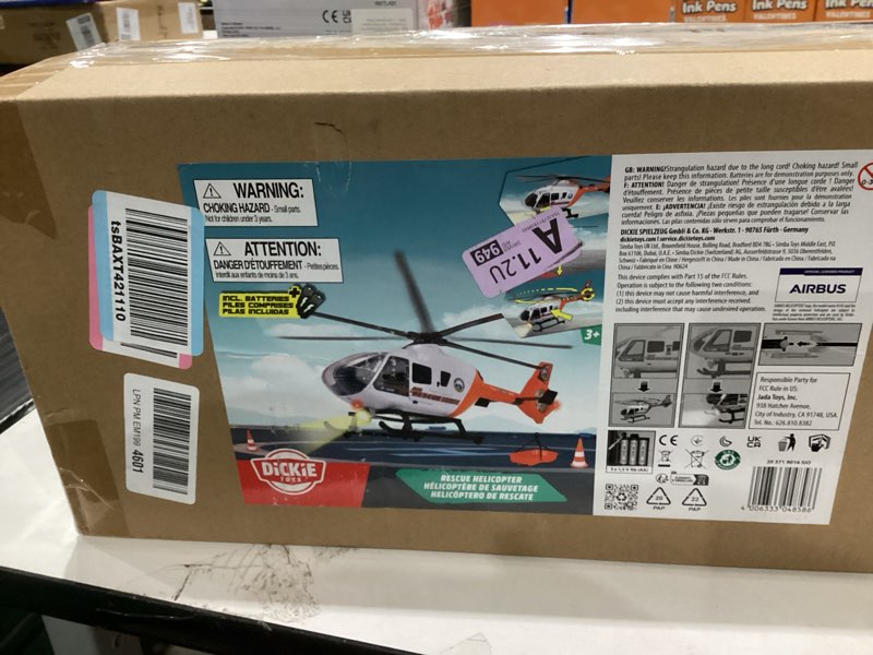 Condition photo showing Good Condition for DICKIE TOYS Light and Sound SOS Rescue Helicopter with Moving Rotor Blades, 25"