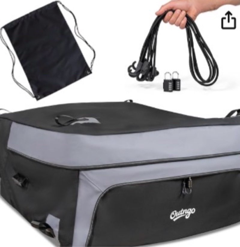 mixsuper truck bed organizer fits any truck size, heavy duty truck bed storage with straps for groce