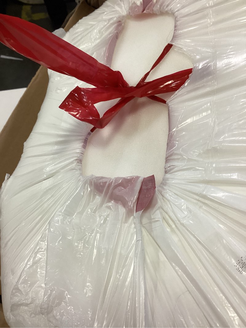 Condition photo showing As Is for pet stairs for small dogs and cats, comfortable curved design with waterproof cover, high-density foam steps for beds or sofas, durable and lightweight, 3-layer, 21.7x15.7x13.8 inches grey
