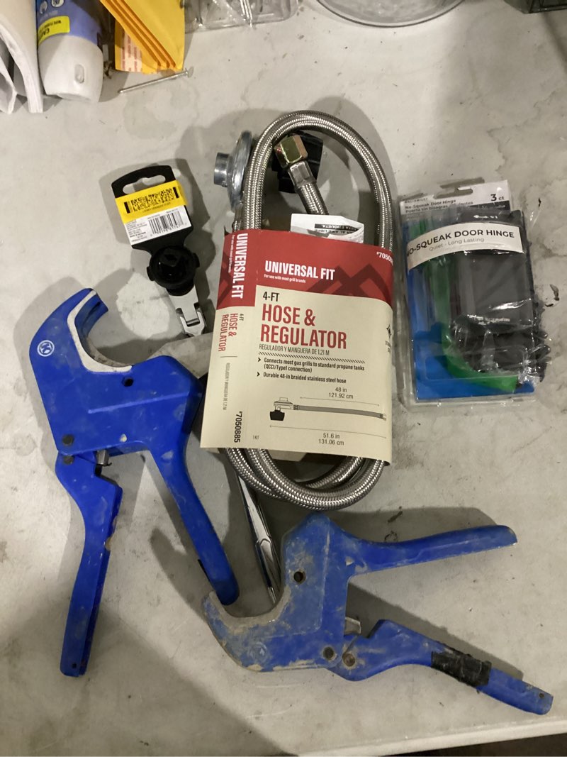 Condition photo showing New/Like New for assorted home improvement items