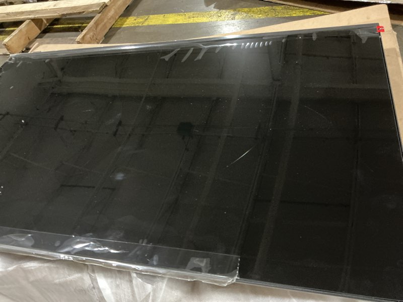 Condition photo showing As Is for screen damaged samsung pro tv 43”