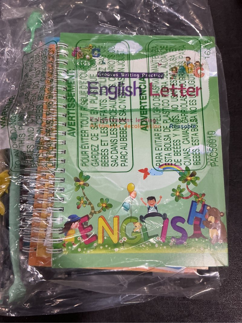 Condition photo showing Good Condition for CosyCorner Magical Handwriting Workbooks Handwriting Practice Magic Copybook, Handwriting Aid Magic Pen Reusable Copybook Grooves Template Design for Children(4 Books, 10.2×7.2 in)