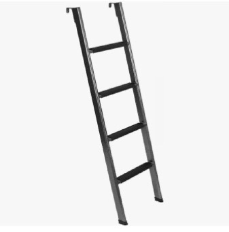 Black bunkbed ladder