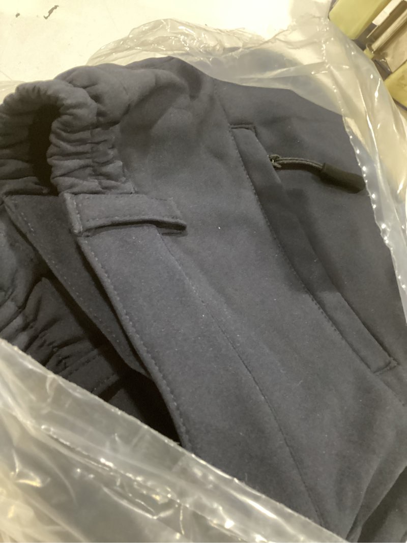 Condition photo showing New/Like New for HYCOPROT Men's Snow Ski Pants Waterproof Softshell Outdoor Fleece Lined Snowboard Hiking Pants with Belt 32 Regular Navy