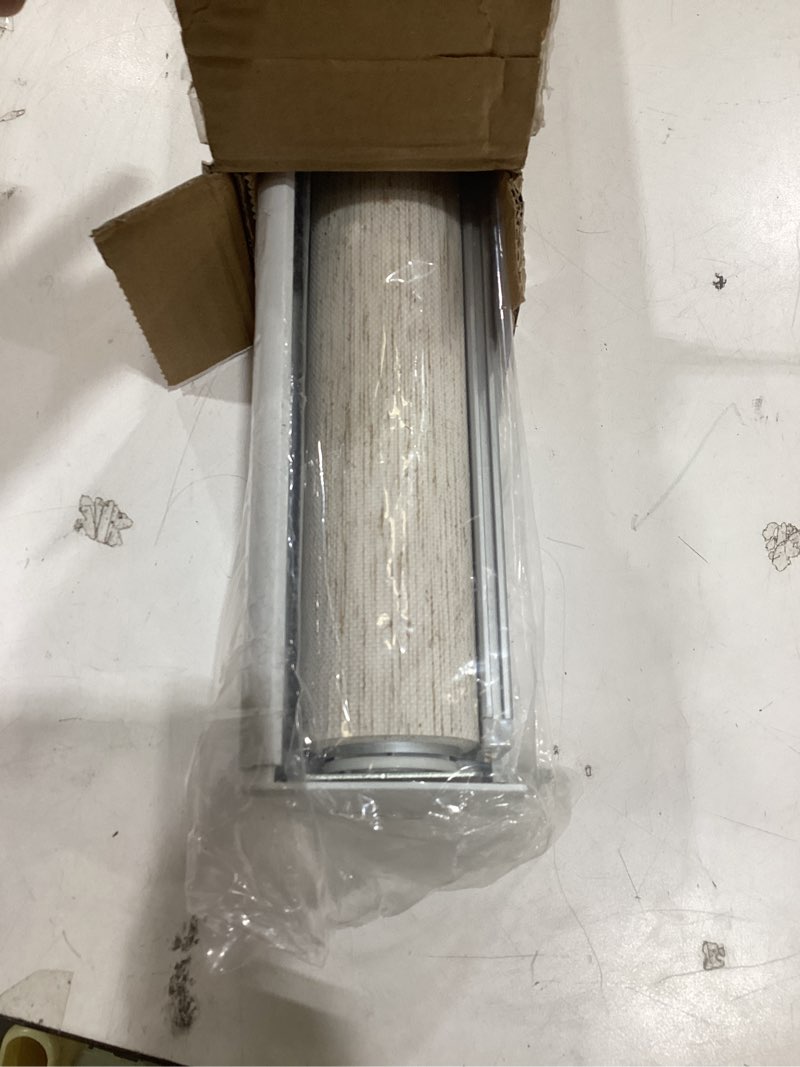 Condition photo showing Good Condition for persilux light filtering shades for windows, cream 45" w x 72" h natural woven polyester fabric thermal insulation cordless roller blinds for windows, home, doors, kitchen 45"w x 72"h cream (light filtering)