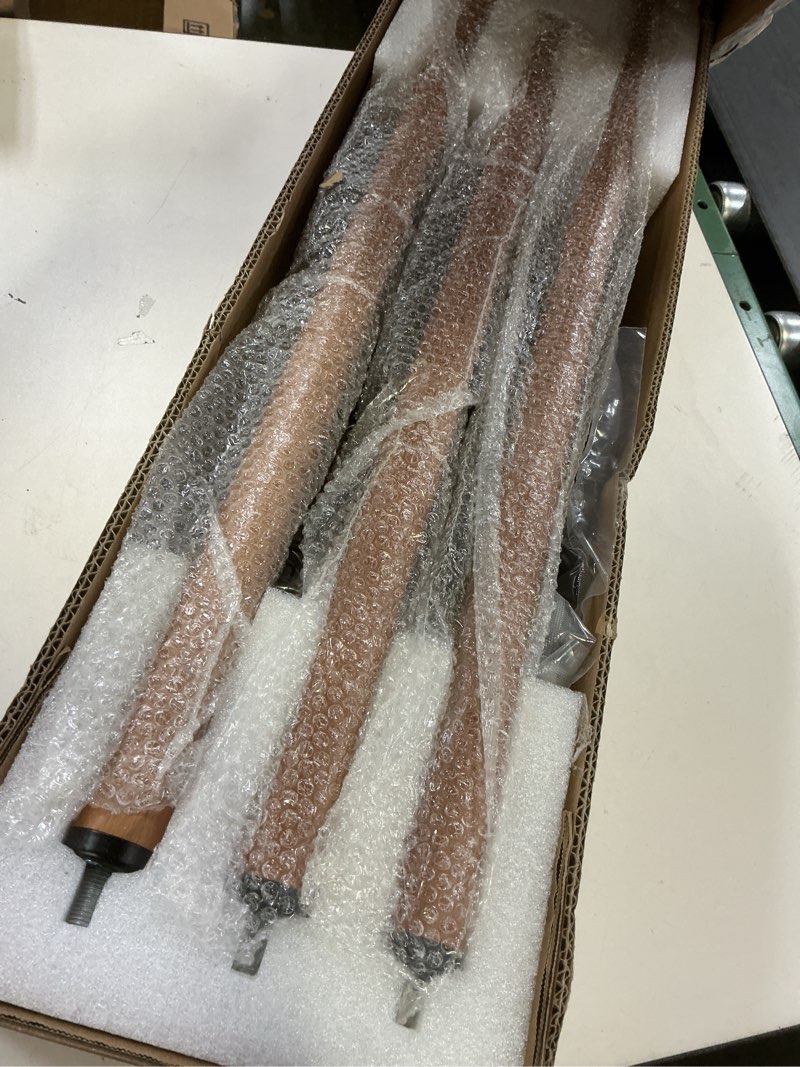 Condition photo showing Good Condition for Easel TV Stand with Tripod Base for 45-65 inch Flat Screen up to 77lbs, Height Adjustable TV Stand Tripod for Living Room w/Cable Ties, 180°Swivel, Black