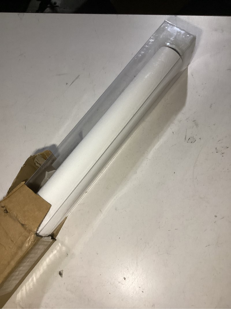 Condition photo showing Good Condition for AOSKY Cordless Roller Shades for Windows Light Filtering Shades with 5% Openness Solar Screen Semi Sheer Roller Blinds UV Protection for Office and Home. Easy to Install 33" W x 72" H (White) 33"W x 72"H White