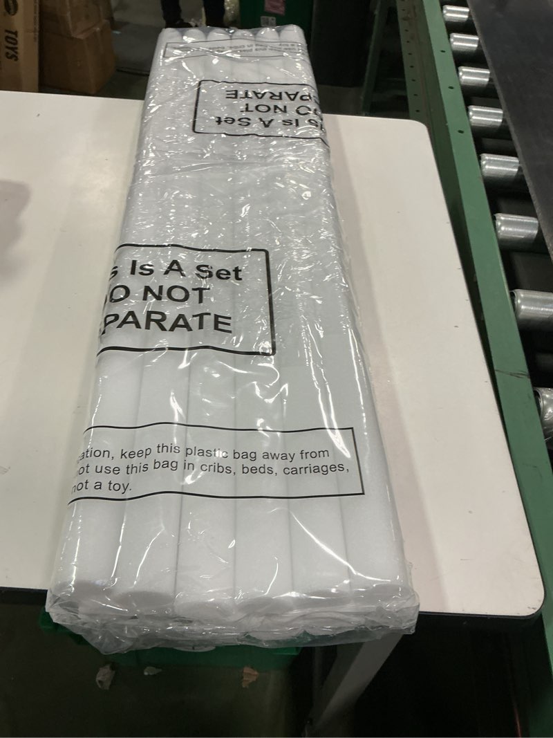 Condition photo showing New/Like New for Kathfly 12 Pcs Floating Pool Noodles Foam Tube 1.5 x 35 Inches Floating Foam Tube Round Solid Noodle for Adults Swimming Craft Project(White)