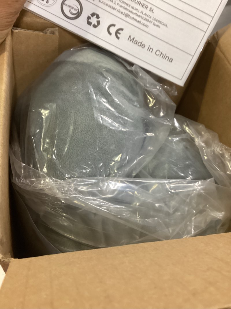 Condition photo showing New/Like New for homca face down pillow after bbl or eye surgery - home massage pillow stomach sleeping face down for bed with certipur-us certified memory foam and removable cover dark grey