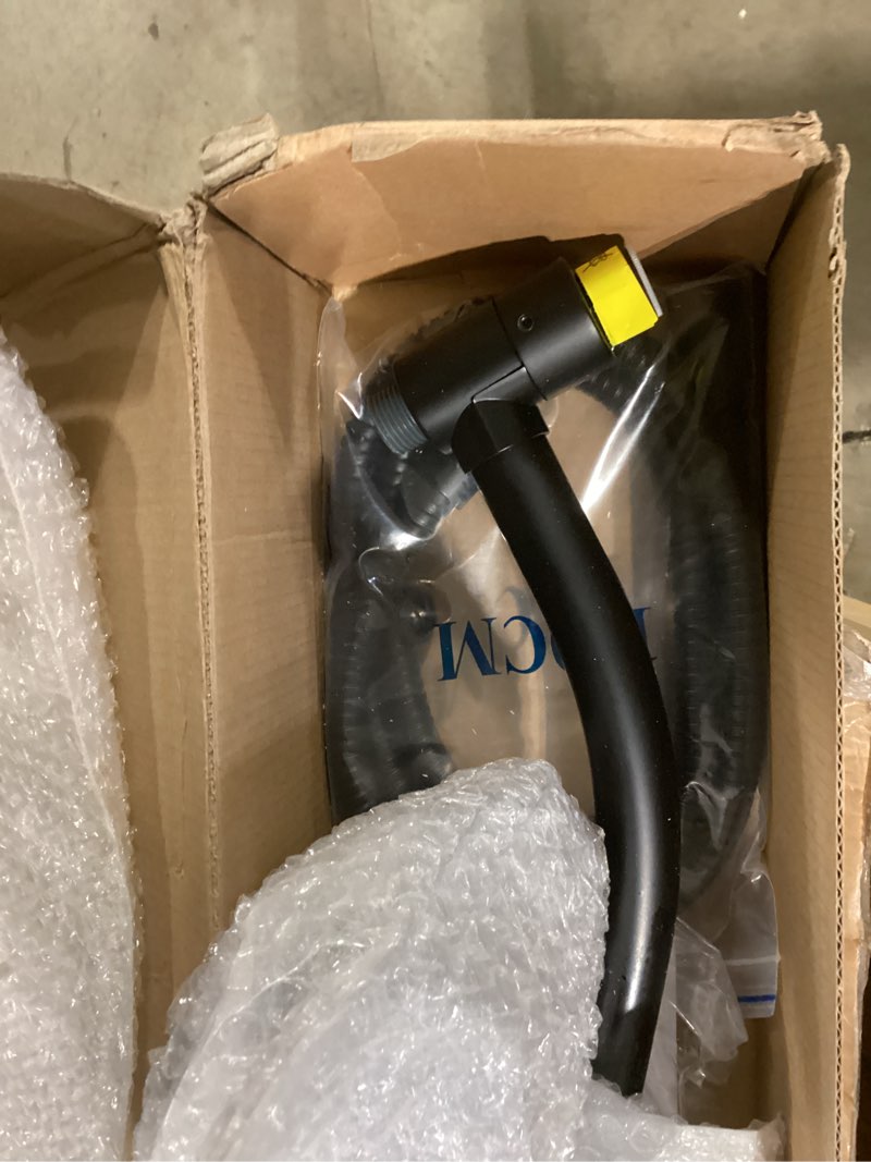 Condition photo showing Good Condition for Handheld Showerhead & Rain Shower Combo for Easy Reach, 27.5" Drill-free Stainless Steel Slide Bar, 5”of 5-setting Handheld Shower and Showerhead, with 5ft Hose - Black