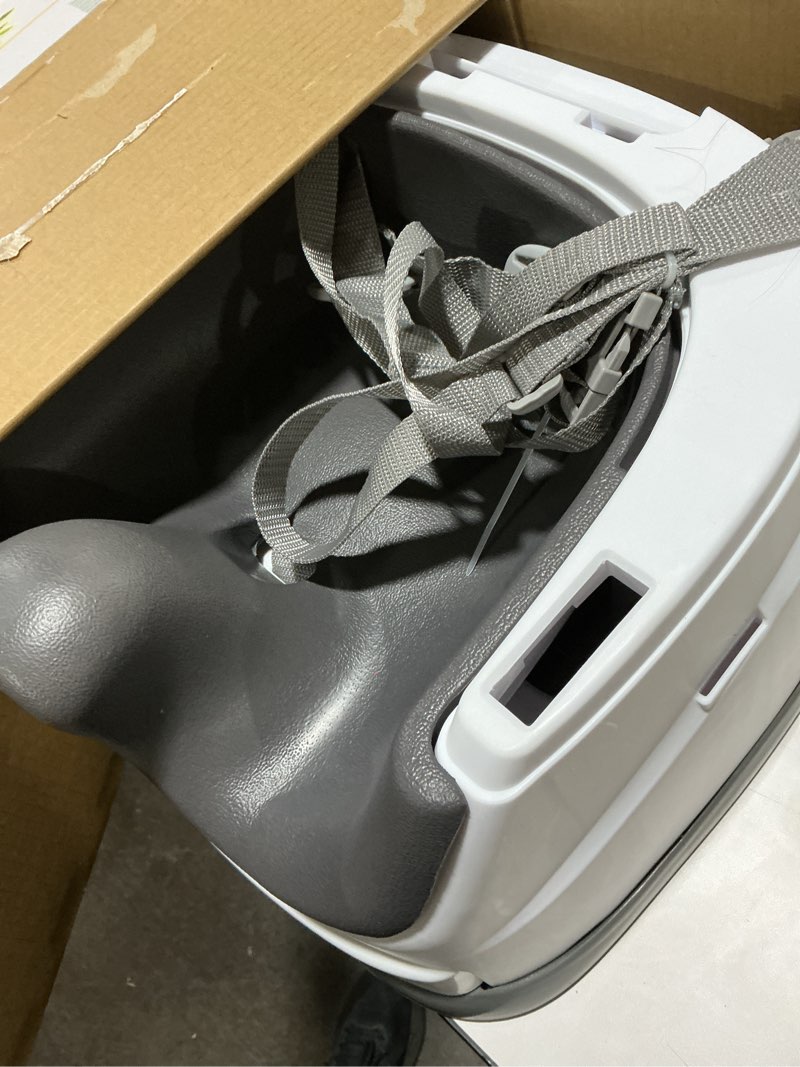 Condition photo showing Good Condition for Ingenuity Baby Base 2-in-1 Booster Feeding and Floor Seat with Self-Storing Tray - Slate
