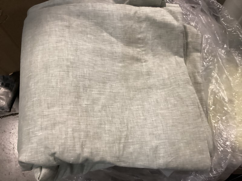 Condition photo showing Good Condition for quince european blackout curtain, green 96” x 96”