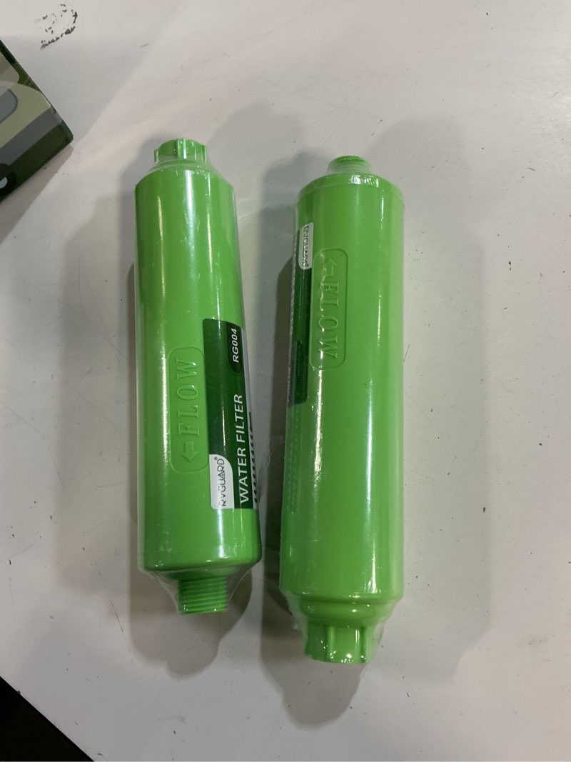 Condition photo showing Good Condition for ( incomplete ) rvguard inline rv water filter, reduces odors, bad taste, rust, chlorine, ideal for rv and marine use, 4 pack 4 count (pack of 1)