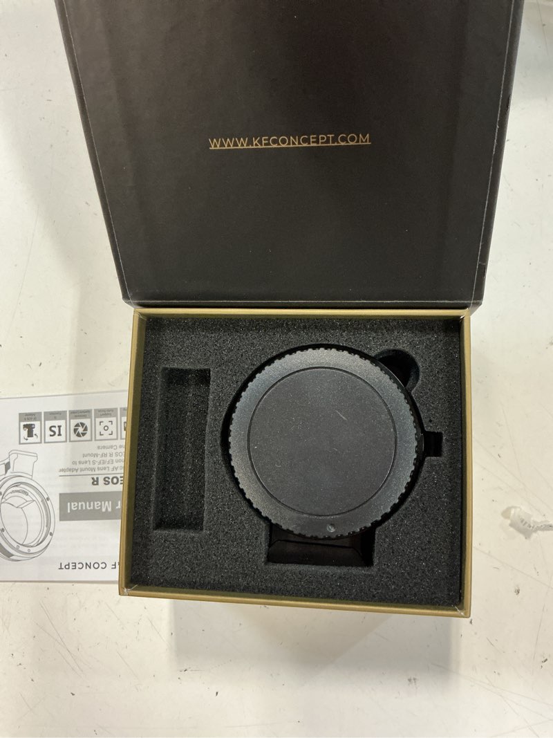 Condition photo showing As Is for k&f concept ef to eos r adapter, auto focus lens mount adapter for ef ef-s lens compatible with canon eos r mount cameras