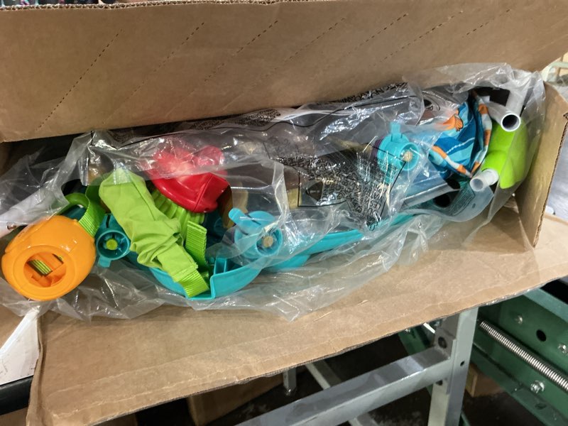 Condition photo showing New/Like New for Bright Starts Disney Baby Finding Nemo Sea of Activities Baby Activity Center Jumper with Interactive Toys, Lights, Songs & Sounds, 6-12 Months (Blue)