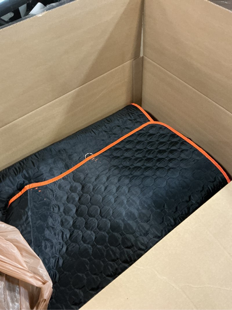 Condition photo showing As Is for Hard Bottom Dog Car Seat Cover for Back Seat – Waterproof Nonslip Hammock Extender for Trucks & SUVs, Heavy Duty Pet Protector, Black Oxford Fabric Black Oxford Fabric XL?For Full Size Truck / Full Size SUV