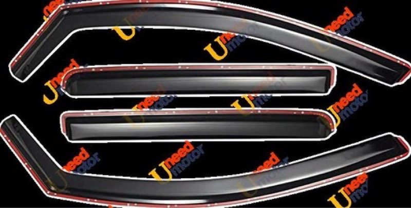 Subaru Legacy 2015-2019 In-Channel Vent Window Visors Guard Deflectors ( similar to picture) 