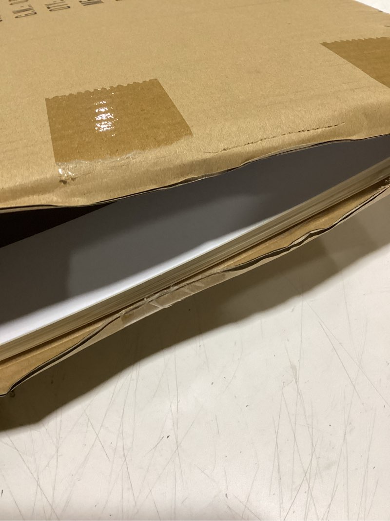 Condition photo showing As Is for ZBEIVAN 18x24 White Picture Mats for 16x20 Pictures with Core Bevel Cut Frame Mattes - Pack of 12 White 12 pcs 18x24 for photos 16x20